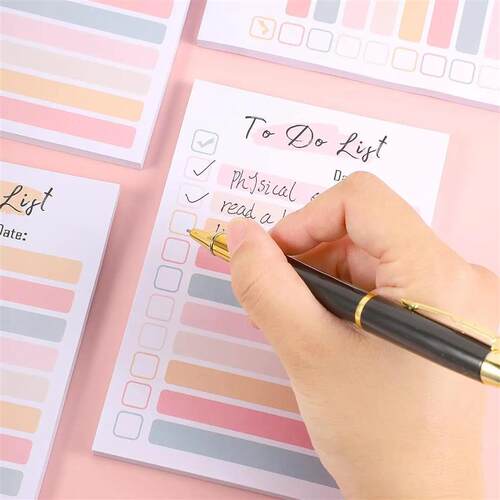 50 Sheets To Do List Notepad color To Do List Sticky Notes A