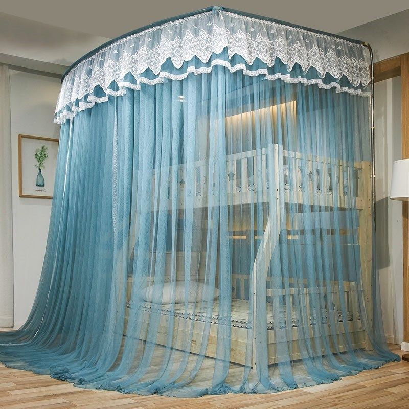 儿童层上下床蚊帐1.5m子母床家用高低铺梯形u型伸缩1.2米1.,床上用品,蚊帐,淘宝优惠券,粉丝福利购,淘宝优惠卷