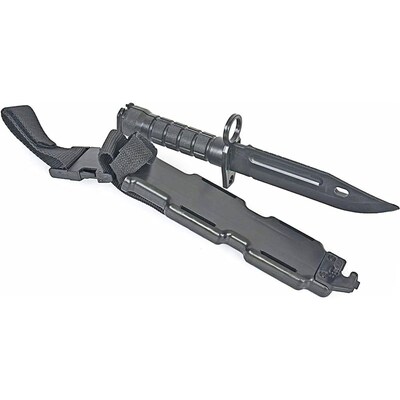 Rubber Knife Training with Sheath, Fake plastic dagger, Flex