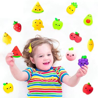 5-50PCS Kawaii Squishies Mochi Fruit Anima Squishy Toys For