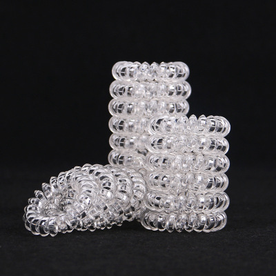 10PCS/Lot New 3.5cm Small Telephone Line Hair Ropes Girls Co