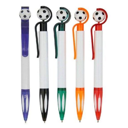 Retractable Ballpoint Pen Non-slip Grip Metal Pen-Clip