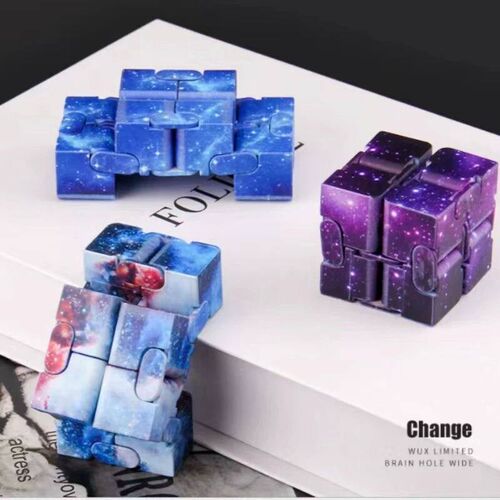 Starry Sky Christmas Magic Cube Children Adult Autism Anti S
