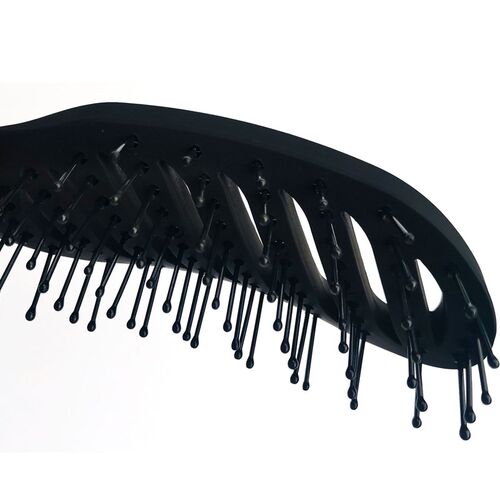 Barber Arc Massage Modeling Comb Wide Tooth Curved Curling H