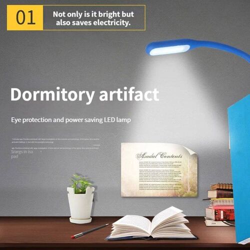 1/5Pcs Mini USB LED Light Portable Small Reading Lamp Protec