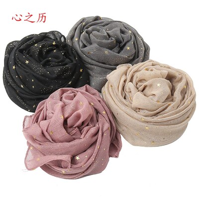 Cotton and linen scarf air conditioning shawl棉麻围巾披肩
