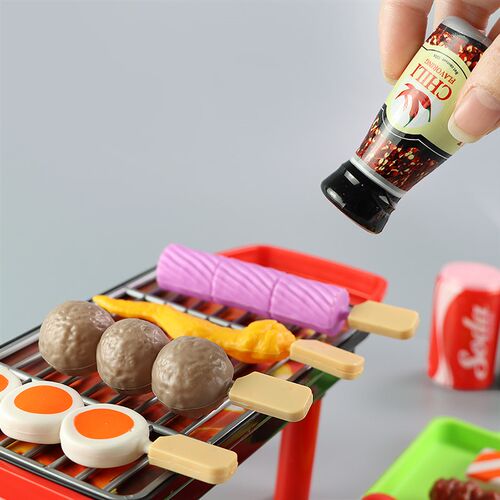 Baby Pretend Play Kitchen Kids Toys Simulation Barbecue Cook