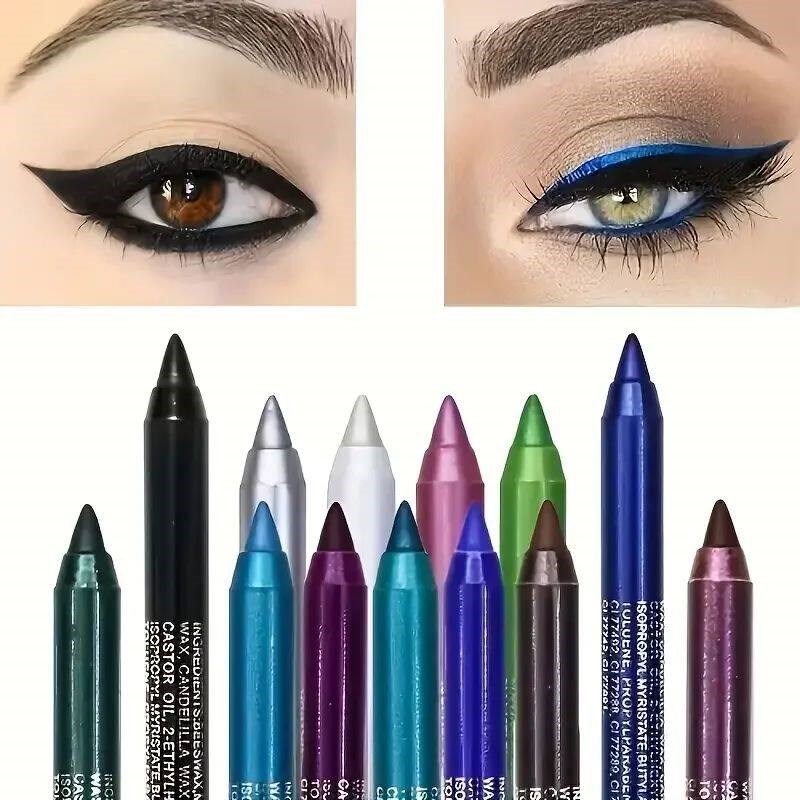 Silkworm Pearlescent Eyeshadow Pen Eyeliner Gel Pen Waterpro图片