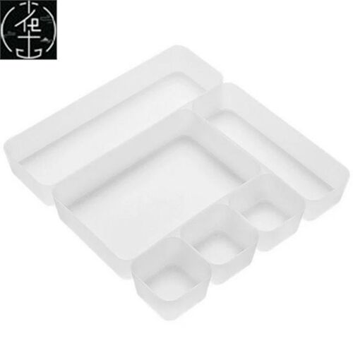 Drawer Organizer Storage Box Plastic Sundries Container Divi