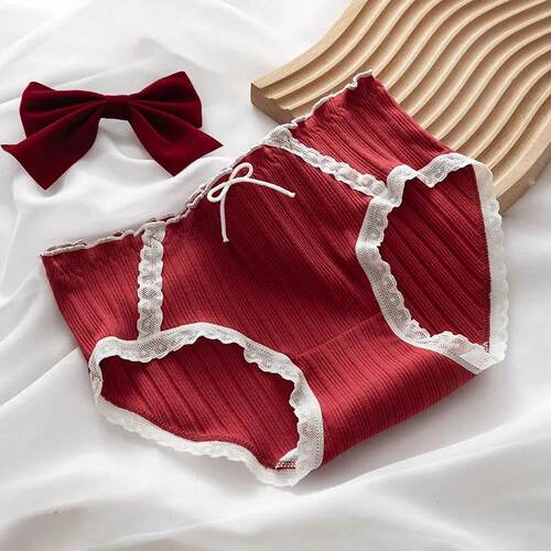 New Womens Cotton Underwear Lovely Girl Comfort Briefs Fash