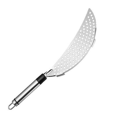 Stainless Steel Pot Strainer Crescent Drainer for Boiling