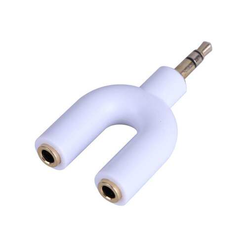 Y Dual Audio Splitter Cable Adapter Convenient Audio Line 1