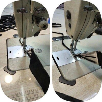 Industrial Sewing machine Flat car Pull Tube Presser Foot