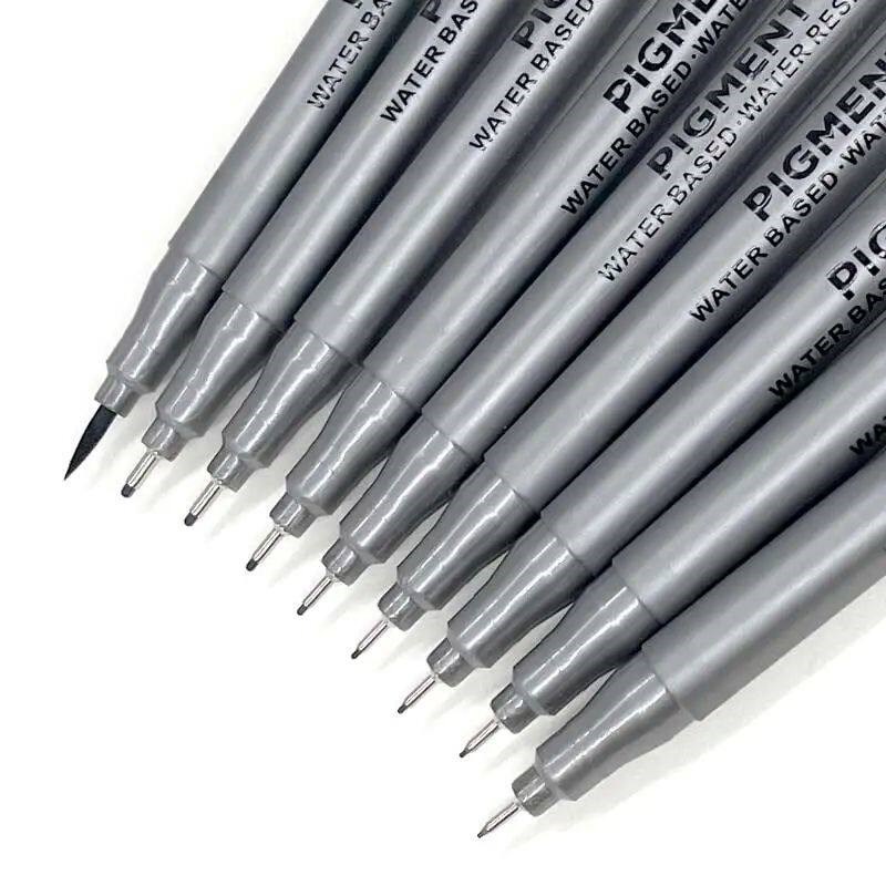 3 5 9 PCS Manga Markers Brush Pen Set School art supplies Sk图片