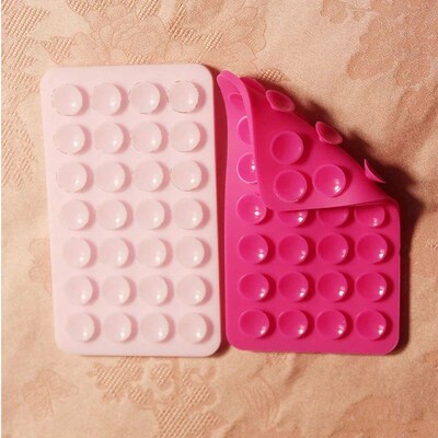 Silicone Suction Cup Phone Case Mount - Double-Sided Hands-F