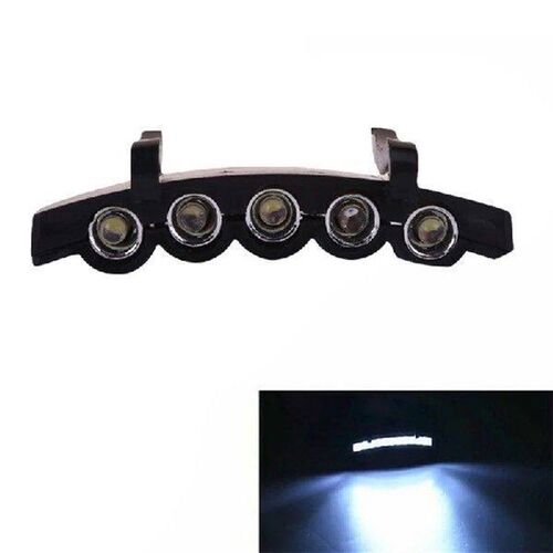 Super Bright Night Fishing 5-LED Cap Light Headlight