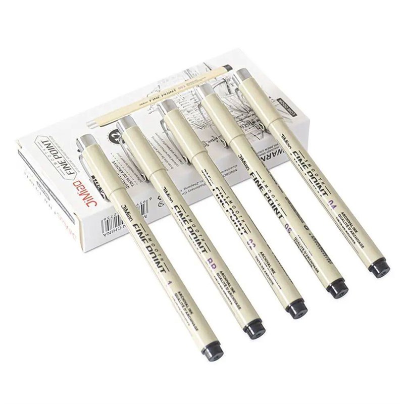 1Pcs Micron Ink Marker Pen Sketch Stationery Set Art Supplie图片