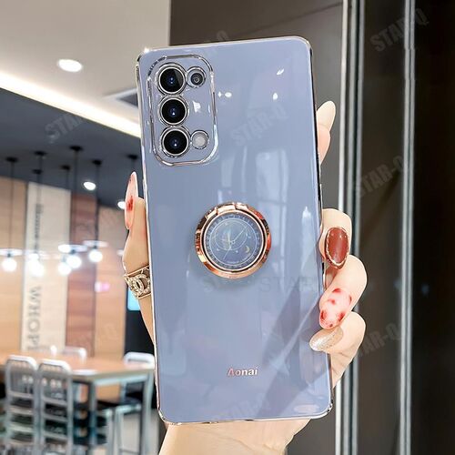 S20fe S 20 21 22 Luxury Plating Ring Holder Square Case For