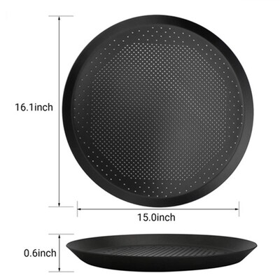 Pizza Oven Pan Round Pizza Baking Tray Crisper Bakeware