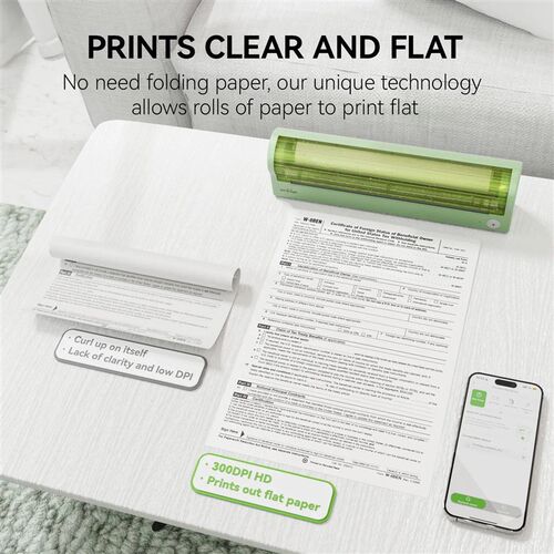 PeriPage P80 Portable Printers Wireless for Travel, Bluetoot