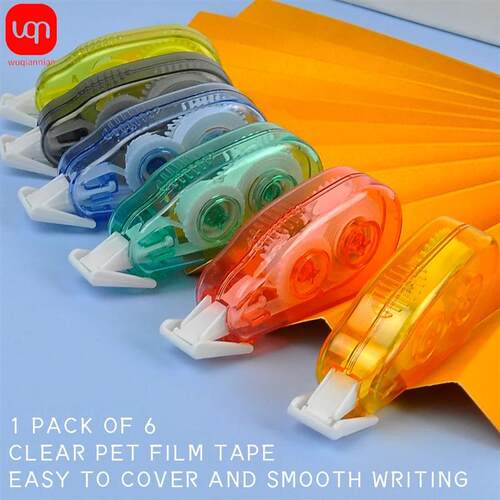 6pcs Mini Correction Tape for Instant Correction School Offi