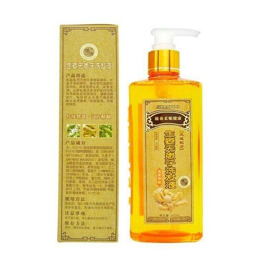 300ml Ginger Shampoo Anti-hair Loss Baldness And Dandruff Ef
