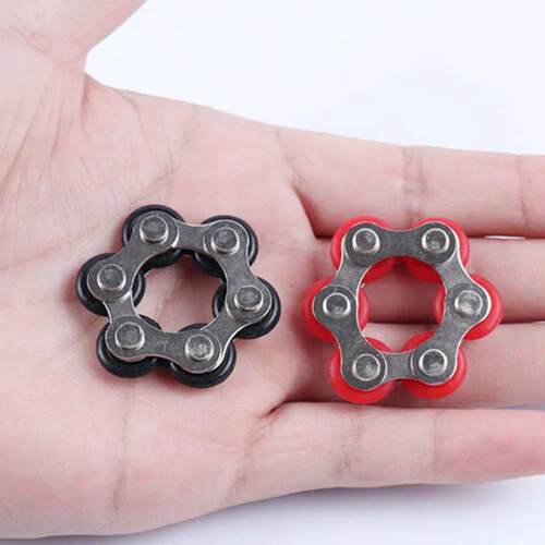 Flippy Bike Roller Chain Fidget Toys Anti Anxiety Stress Rel