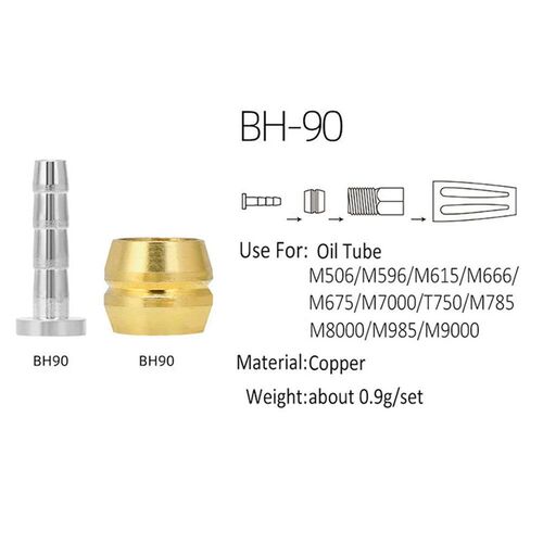 20Pcs Bicycle Brake Olive Brass Connecting Insert Kit for Sh