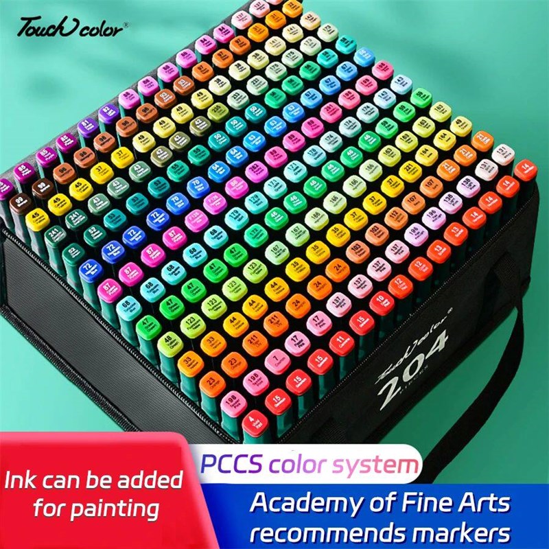 12/24/36/48/60/80 Colores Markers Brush Pens Set Painting Dr图片