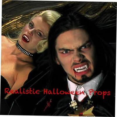 Halloween Retractable Vampire Teeth Dentures Halloween Cospl