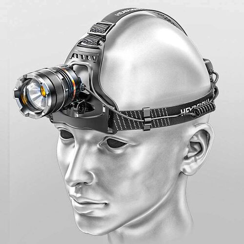 Headlight rechargeable head-mounted flashlight P50 outdoor n