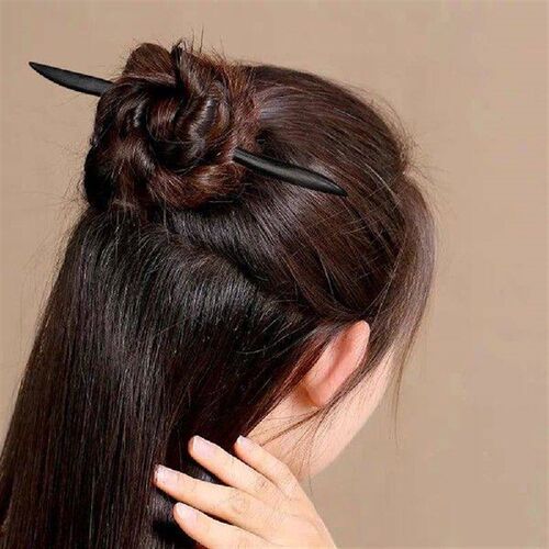 Woven Wood Pin Hair Styling Accessories Chinese Hairpin