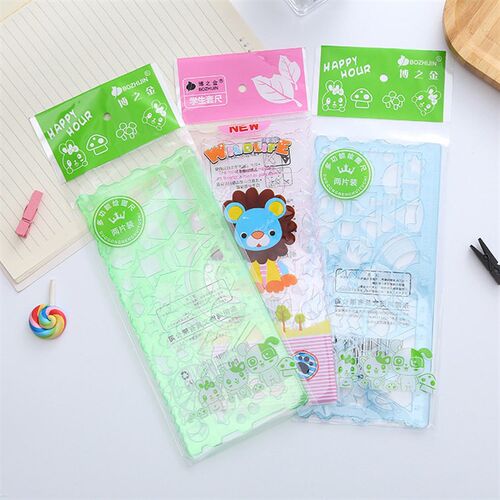 Drawing Ruler Learning Graphic Template Ruler Set for Child