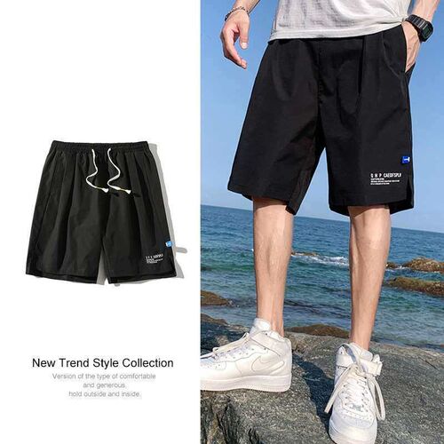 orts Mens Summer Thin Outerwear Casual Pants Mens Five-poi