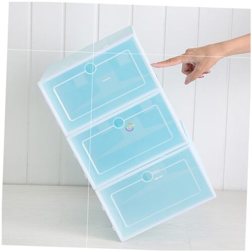 6 PCS Transparent shoe box shoe storage  shoe rack shoebox