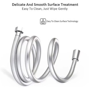 1.5/2/3m PVC Handheld Shower Head Hose Flexible Anti Winding