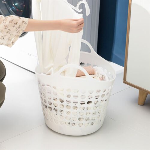 Folding large size dirty clothes fabric basket laundry box