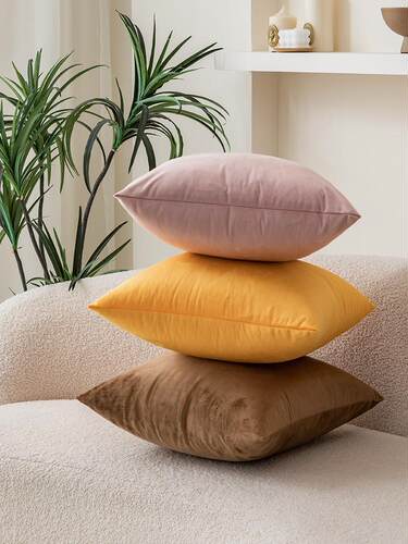 Throw pillow sofa back cushion cover velvet Pillow case