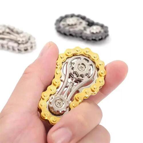 EDC Spinner Sprocket Fidget Spinner Metal Bike Chain Antisss
