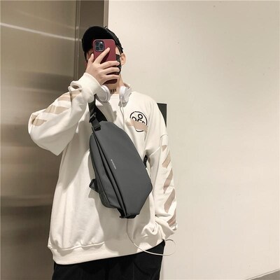 sling bag men Shoulder bags crossbody daily bag休闲单肩胸包