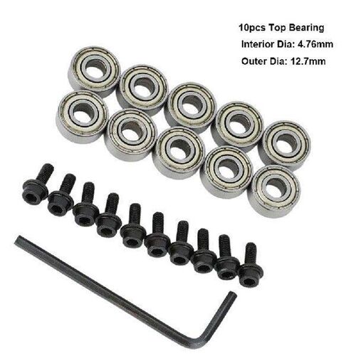 Hex Key Wrench Router Bit Bearing Top 12.7mm Router Bit