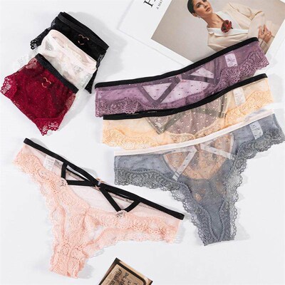 Lace underwear hollow style underwear thong lace