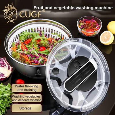 Vegetable Dryer Stainless Steel Fruit Salad Drainer Spinner