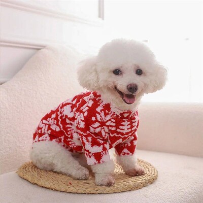 Christmas Dog Clothes New Year Pet Puppy Cat Costume Coat Cu