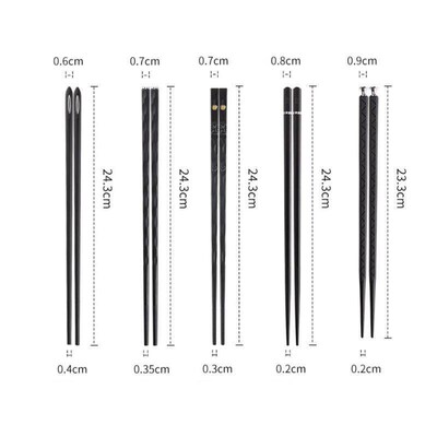 5 Pairs Japanese Chinese chopsticks Sushi Sticks Reusable Me