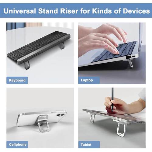 2pcs/Set Foldable Laptop Stand Portable Notebook Support Hol