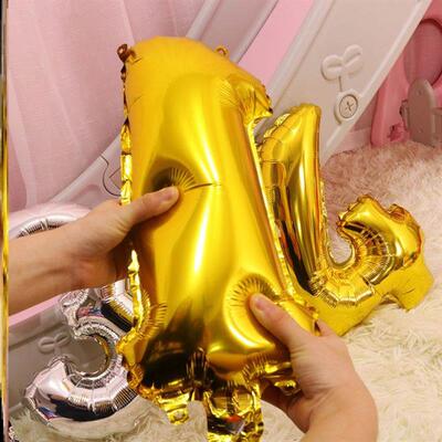 16inch Number Balloons Figure Birthday Party Supplies 气球