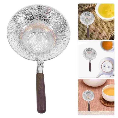 Tea Leak Matcha Strainer Fine Mesh Sieve Metal Loose Leaf