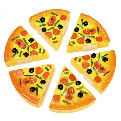 Children Kids Kitchen Pizza Party Fast Food Slices Cutting P