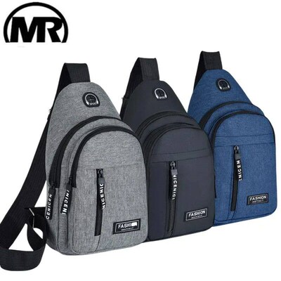 2025 New Multifunctional Chest Bag Mens Fashion Trend Oxfor